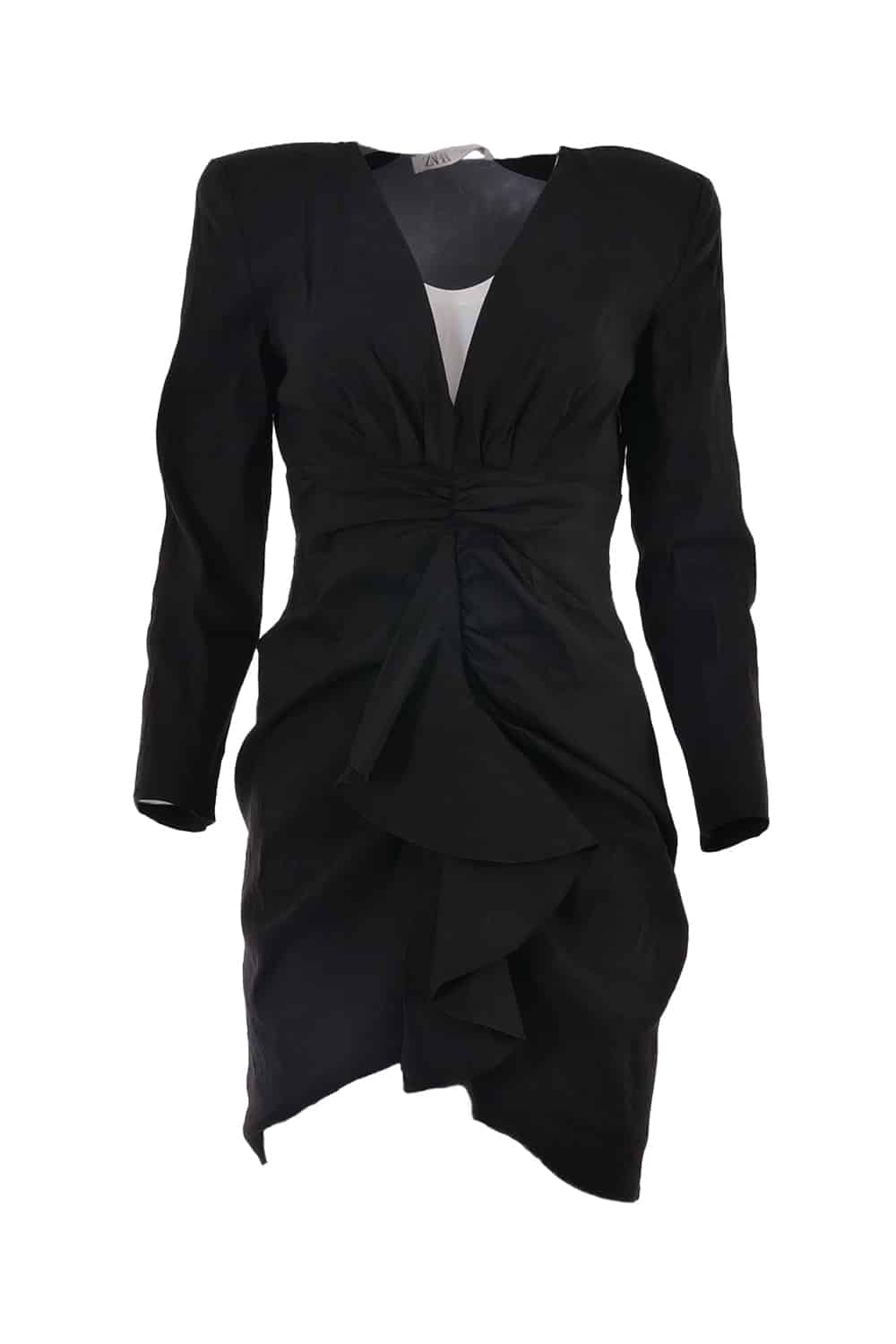 Vatkalı Siyah Elbise - 5fil | Çevrimiçi Konsinye ve İkinci El Mağazası
