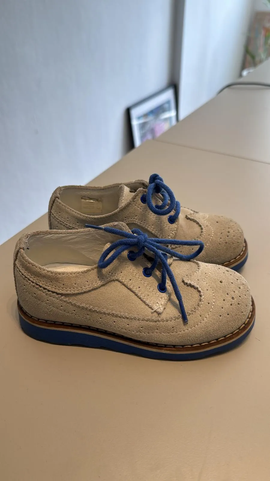 Bej Çocuk Spor Ayakkabı