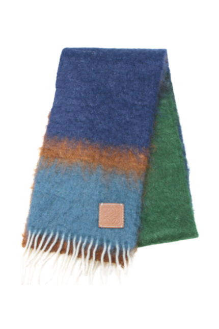 Çok Renkli Yün Atkı