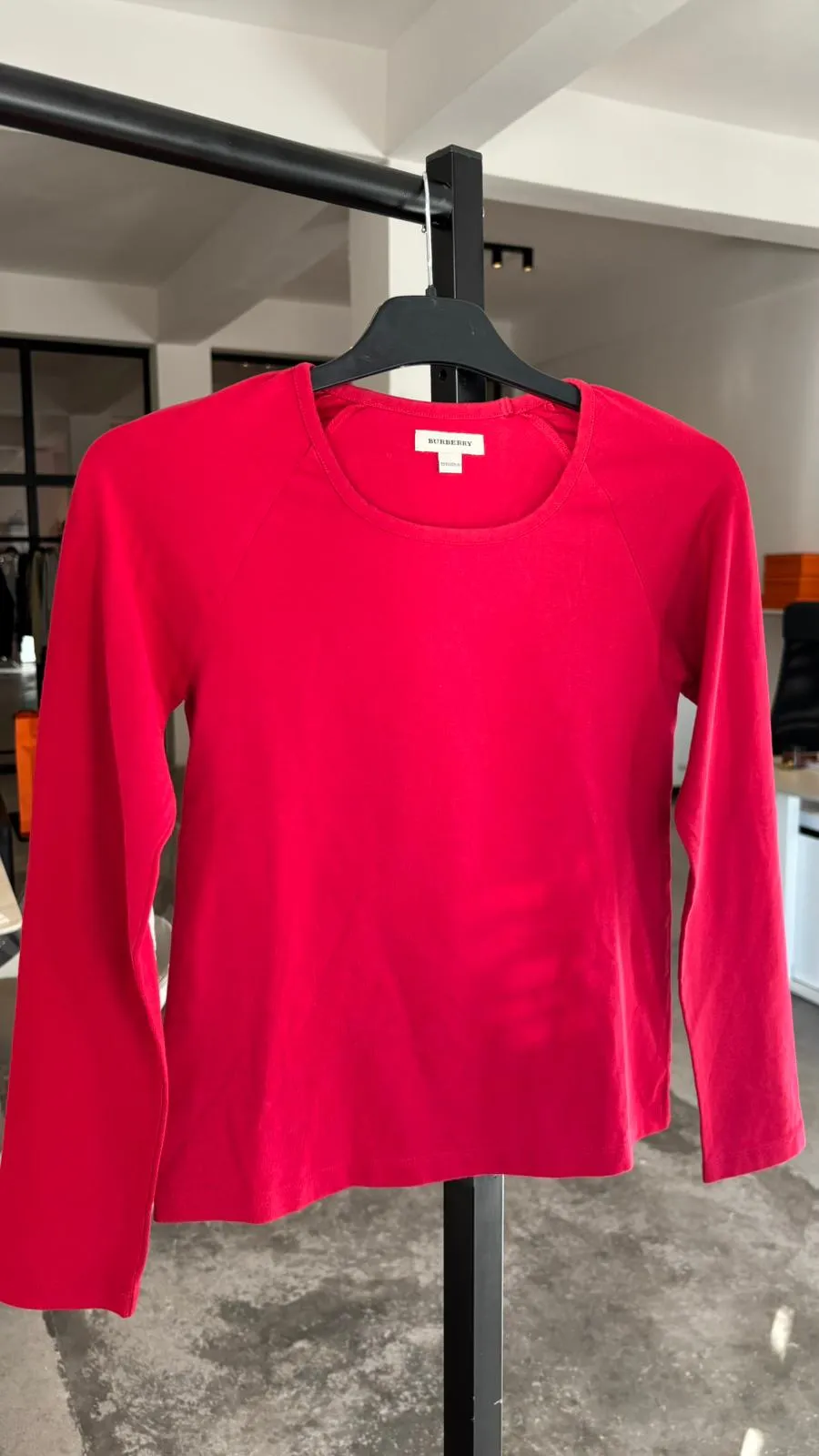 Kırmızı Uzun Kollu Çocuk T-Shirt