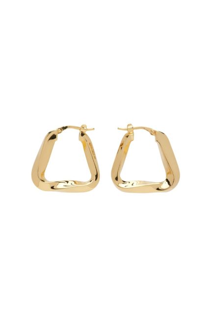 Altın Essential Üçgen Halka Küpe