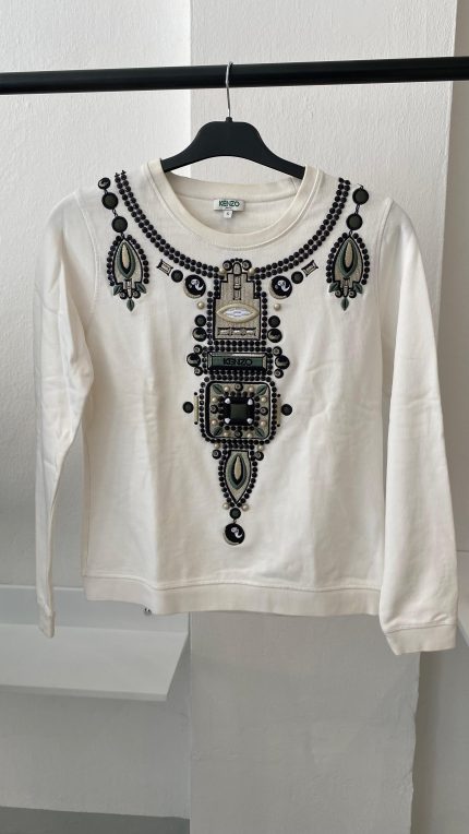 İşlemeli Sweatshirt