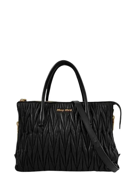 Matelassé Deri Omuz Çantası