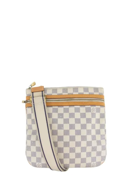 Pochette Bosphore Damier Azur Kanvas