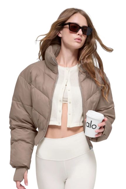 Cropped Atmosphere Puffer Mont