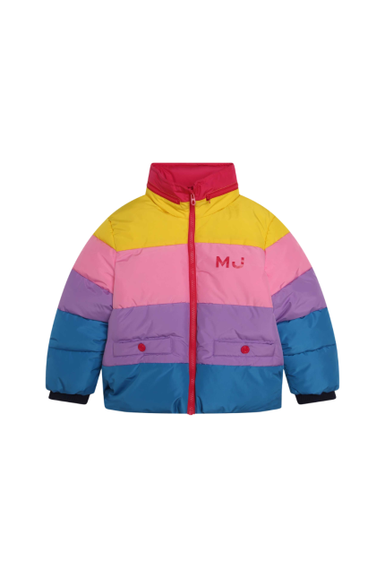 Harrods Colour-Block Kız Çocuk Puffer Mont