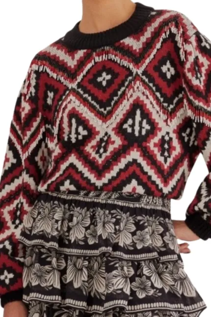 Rauti Beaded Knit Kazak