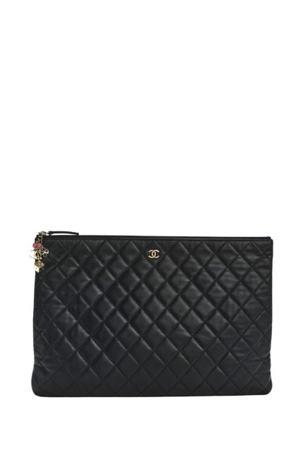 Kapitone Desen Clutch Çanta
