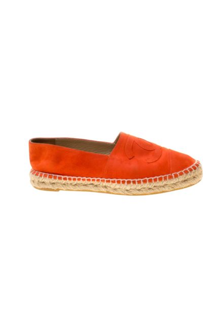 Turuncu Süet CC Espadril