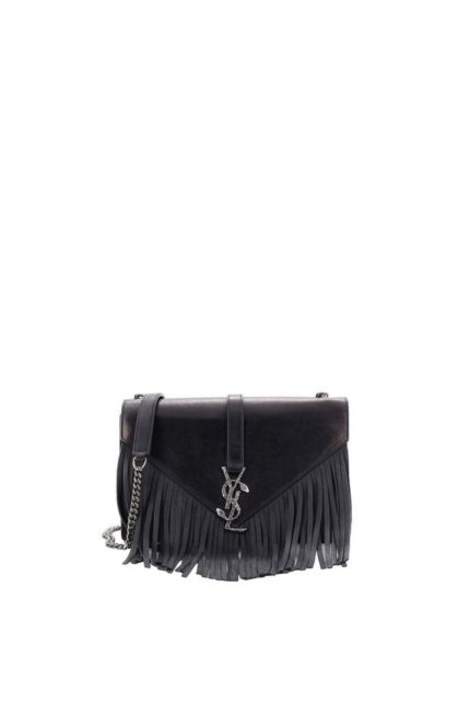 Small Fringe Monogram Omuz Çantası