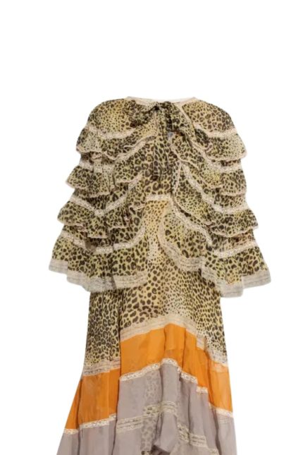Leopar Desenli Pelerin