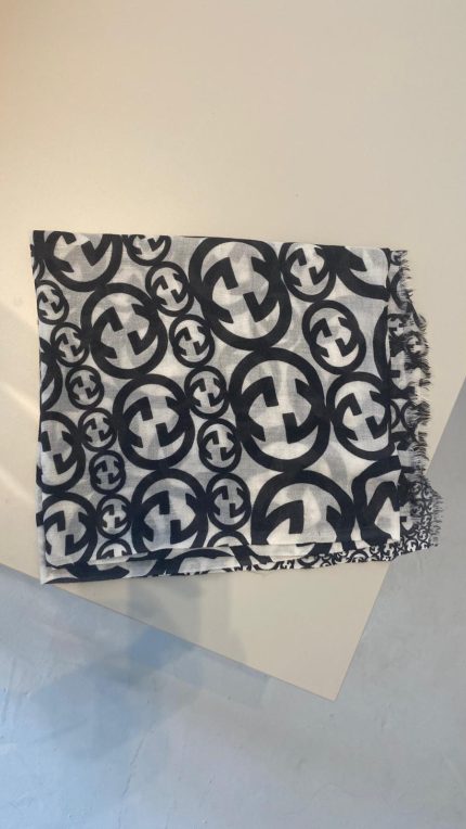 GG Monogram Desenli Şal
