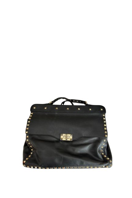Rockstud Deri Omuz Çantası