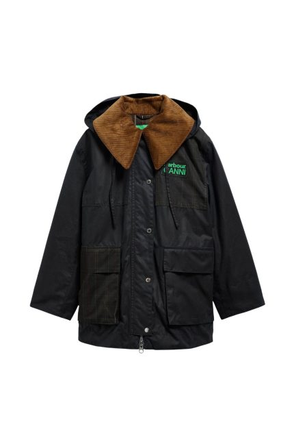 Duffle Yağlı Kapüşonlu Ceket