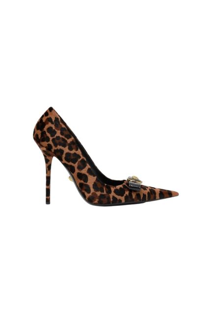 Hayvan Desenli Stiletto Ayakkabı