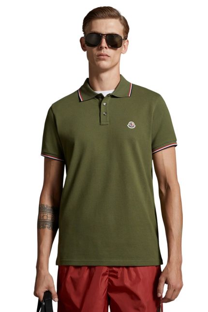 Polo Yaka Yeşil T-Shirt