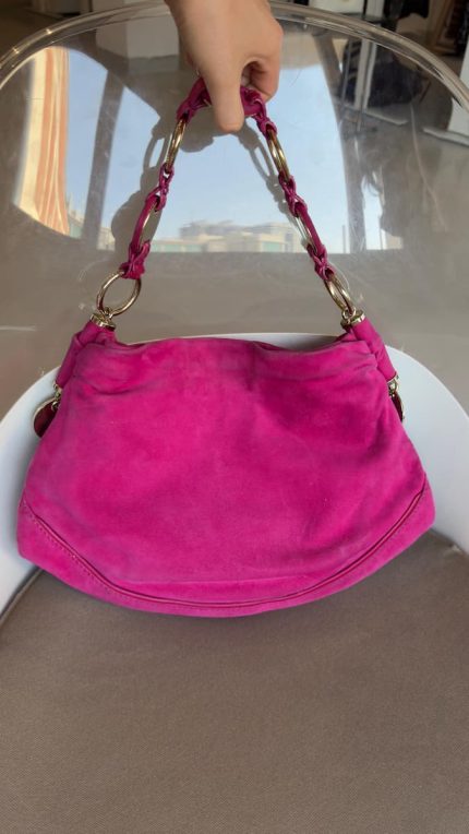 Rive Gauche Süet Hobo Omuz Çantası