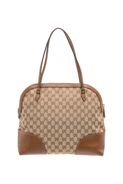 GG Canvas Bree Tote Omuz Çantası