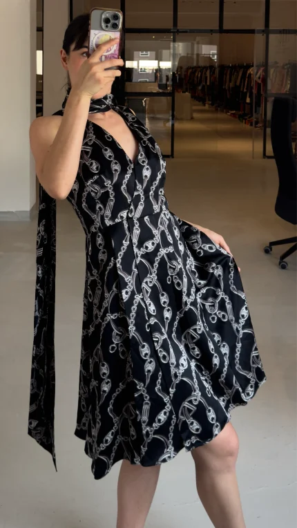 Celine İpek Elbise