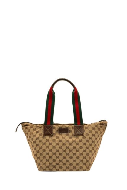 GG Canvas Web Sherry Line Omuz Çantası