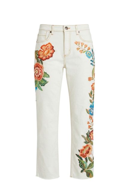 Desenli Kot Pantolon