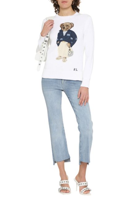Beyaz Polo Bear Kazak