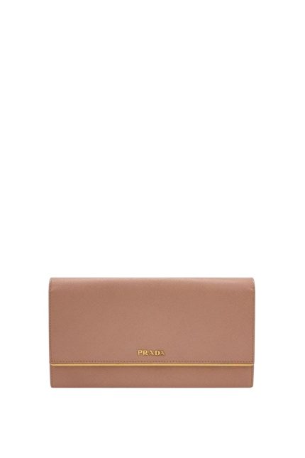 Saffiano Deri Clutch
