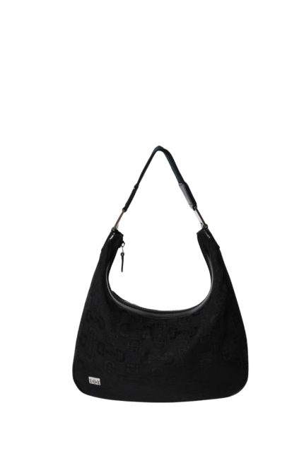 Horsebit Canvas Hobo Omuz Çantası