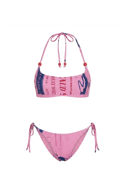 Sisley Pembe Bikini