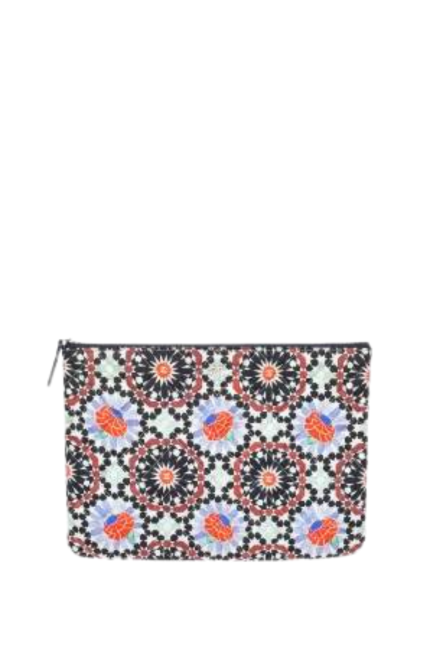 Matelasse Floral Pattern Portföy Çantası