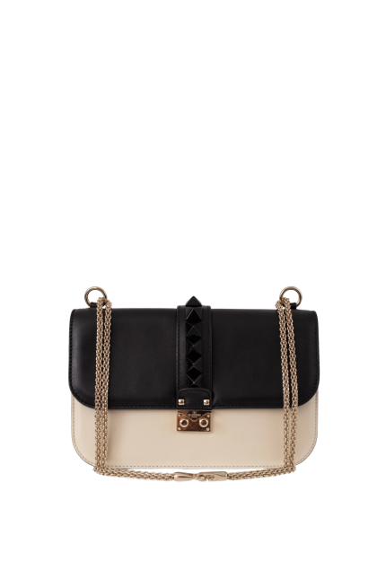 Rockstud Glam Lock Omuz Çantası