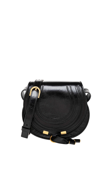 Siyah Marcie Saddle Omuz Çantası