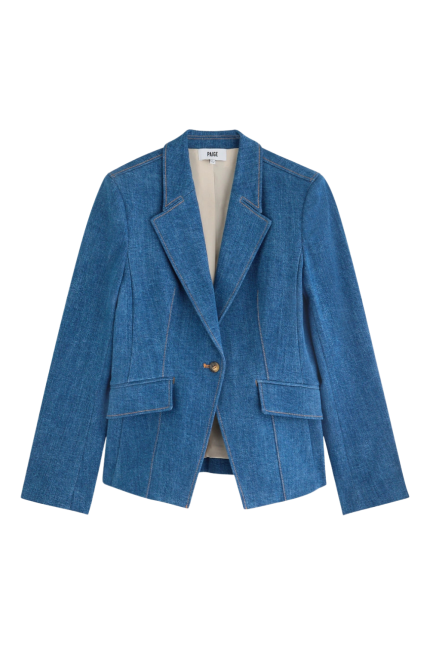 Candace Stretch Denim Blazer Ceket