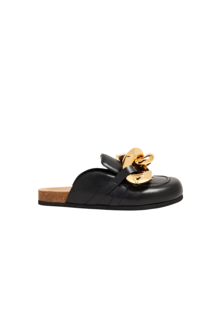 Chain Loafer Mules Terlik
