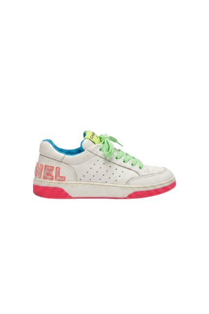Multicolor Neon Low Top Spor Ayakkabı