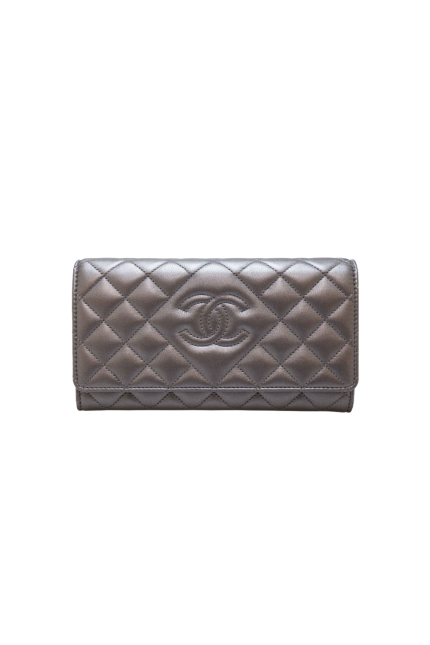 Lambskin Silver Cüzdan