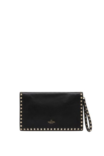 Rockstud Deri Clutch