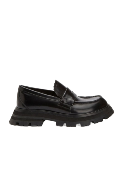 Siyah Patent Deri Loafer