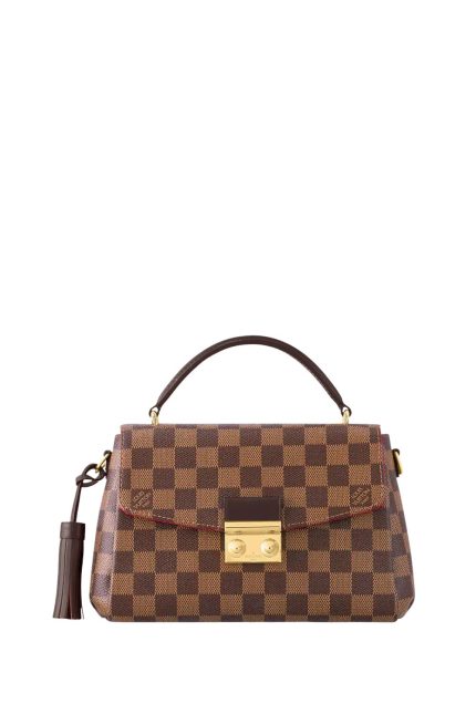 Damier Ebene Croisette Omuz Çantası