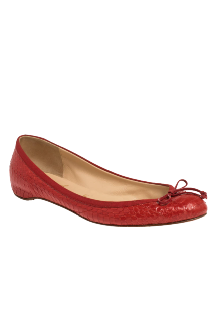 Python Bow Ballet Flats Babet