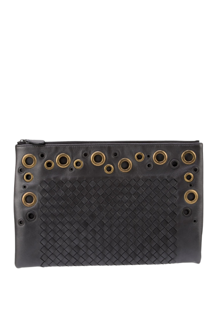 Intrecciato Grommet Clutch
