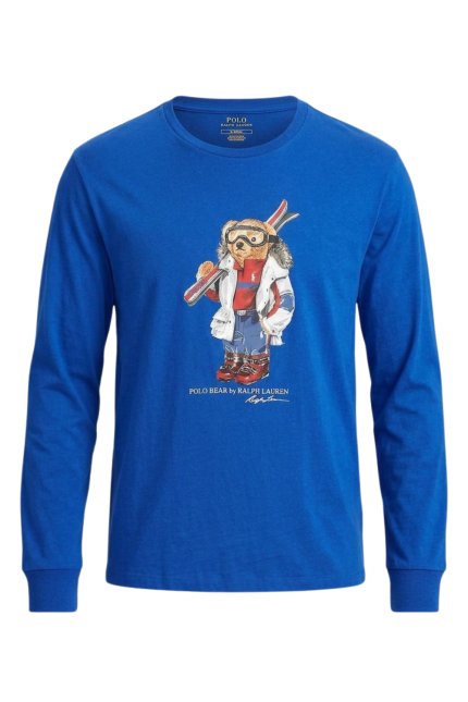 Mavi Uzun Kollu T-shirt