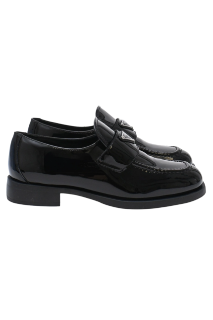Siyah Patent Deri Loafer