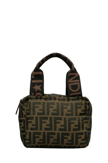 Vintage Zucca Canvas Mini Kol Çantası