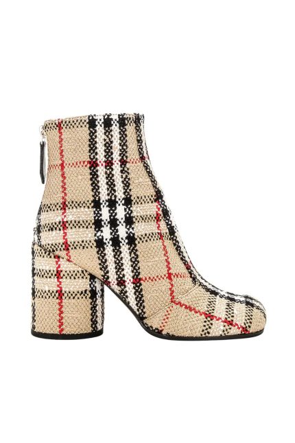 Anita Check Bouclé Ankle Topuklu Bot