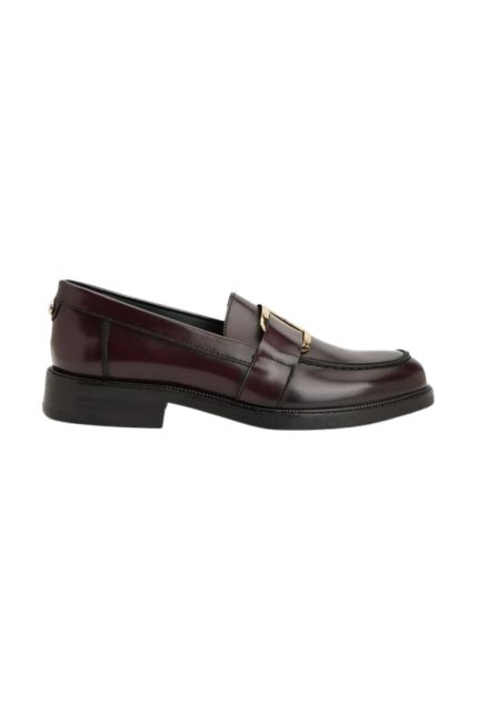 Bordo Deri Loafer