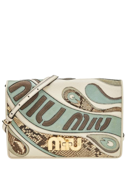 My Miu Flap Omuz Çantası