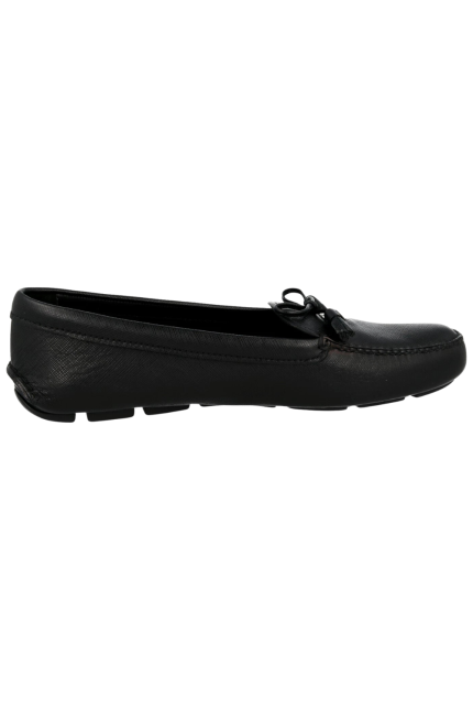 Siyah Deri Loafer
