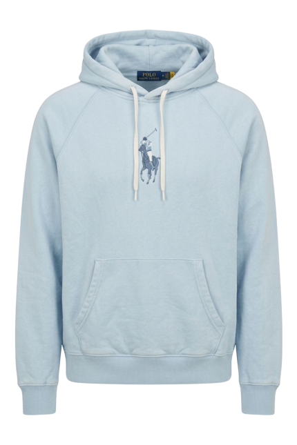 Mavi Kapüşonlu Sweatshirt