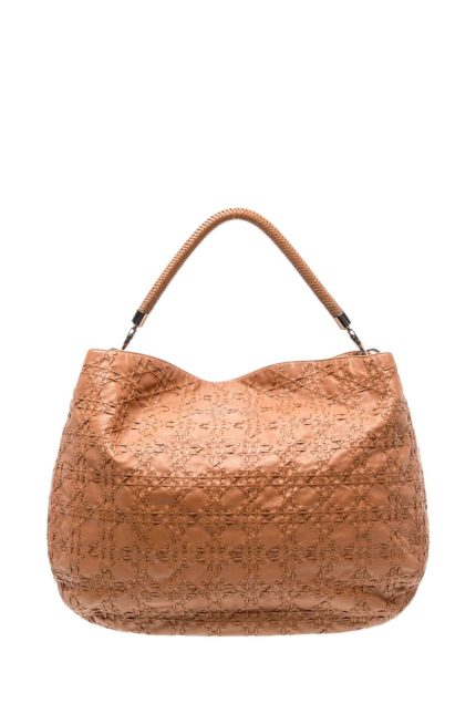 Cannage Whipstitch Large Hobo Omuz Çantası